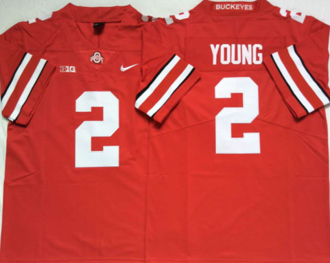 Men's Ohio State Buckeyes Chase Young #2 Scarlet Jersey